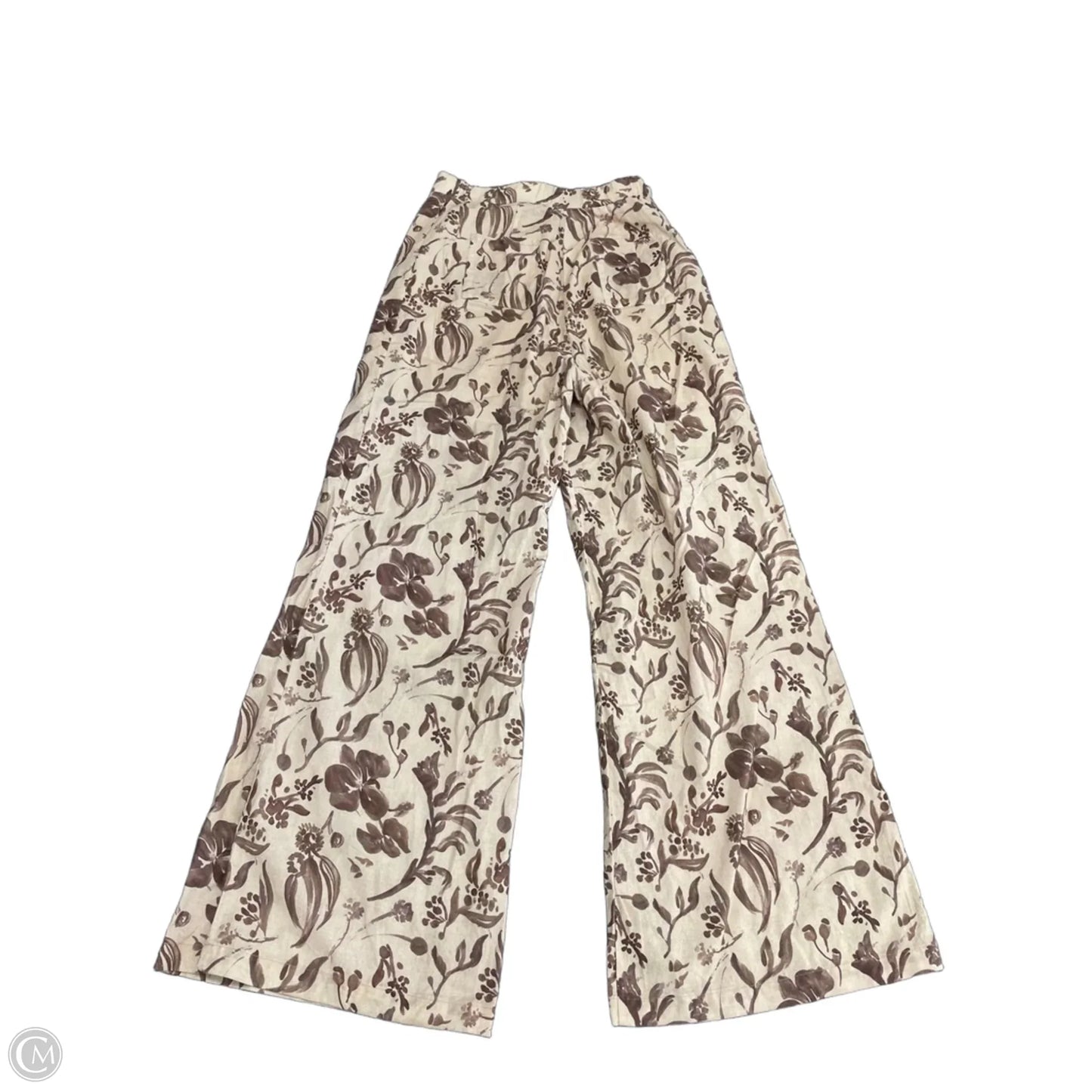 Pants Wide Leg By Petal & Pup In Brown, Size: Xl