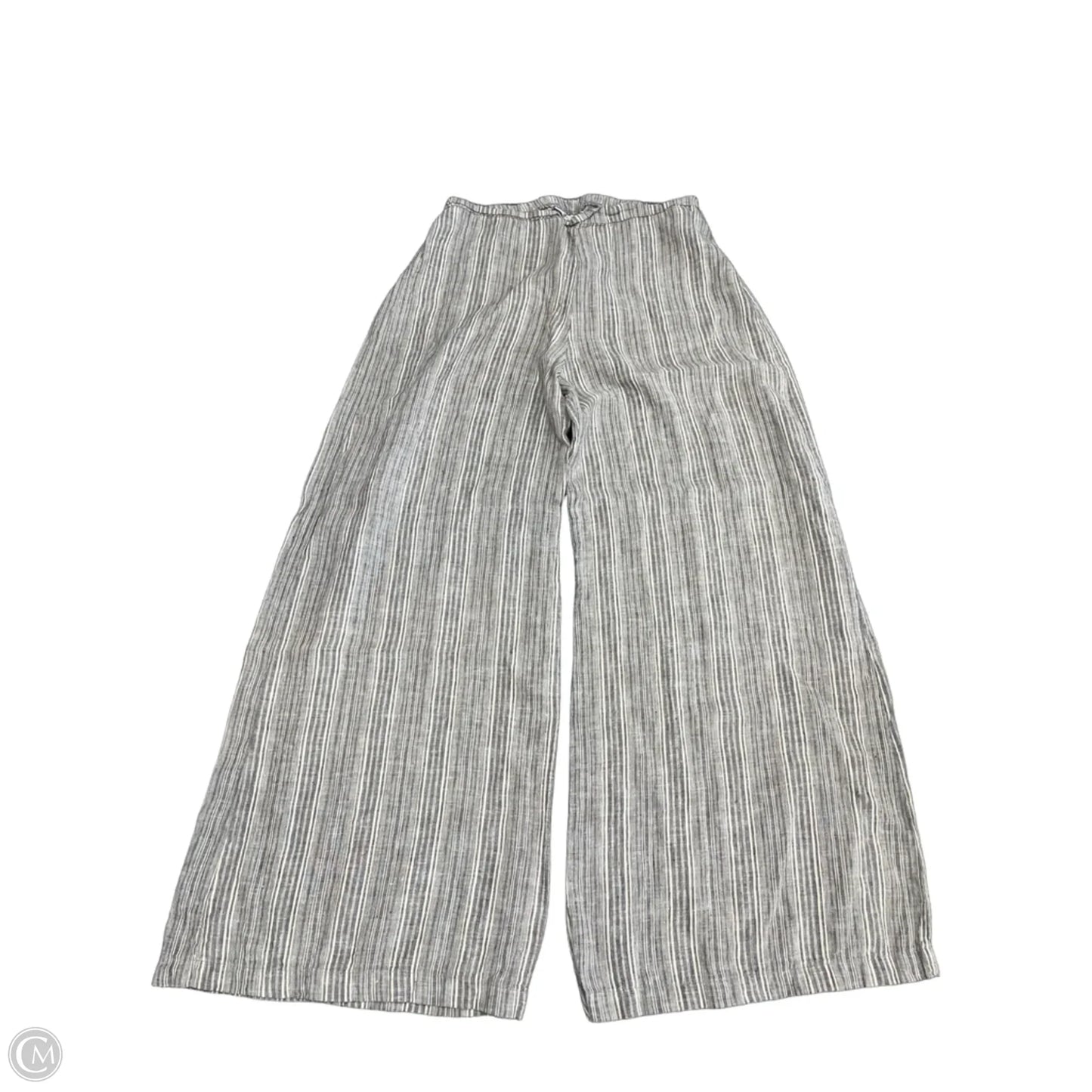 Pants Linen By Bryn Walker In Cream & Grey, Size: M