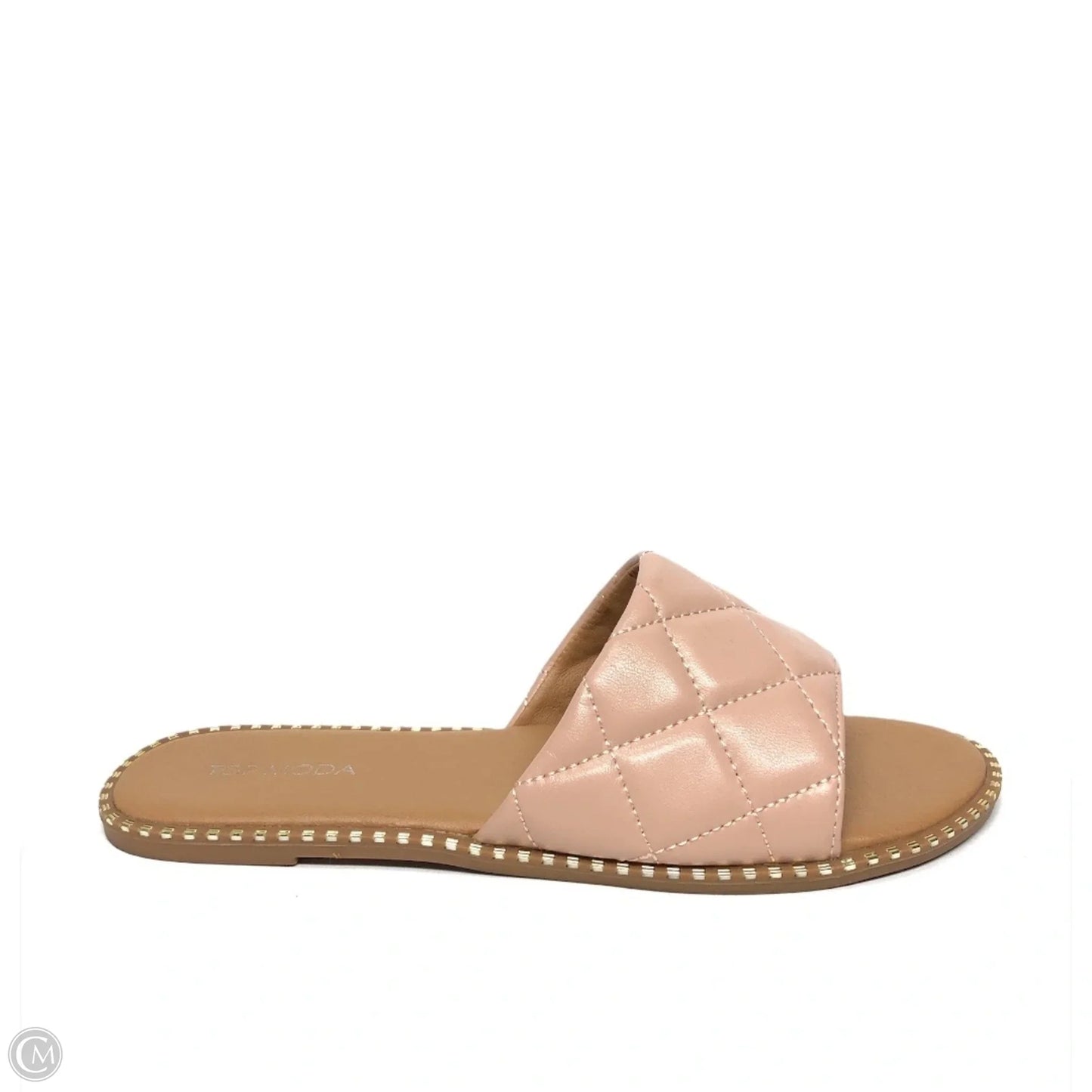 Sandals Flats By Top Moda In Pink, Size: 9.5