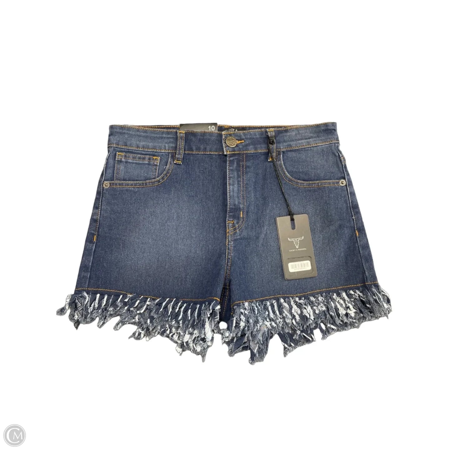 Shorts By Lucky & Blessed In Blue Denim, Size: 10