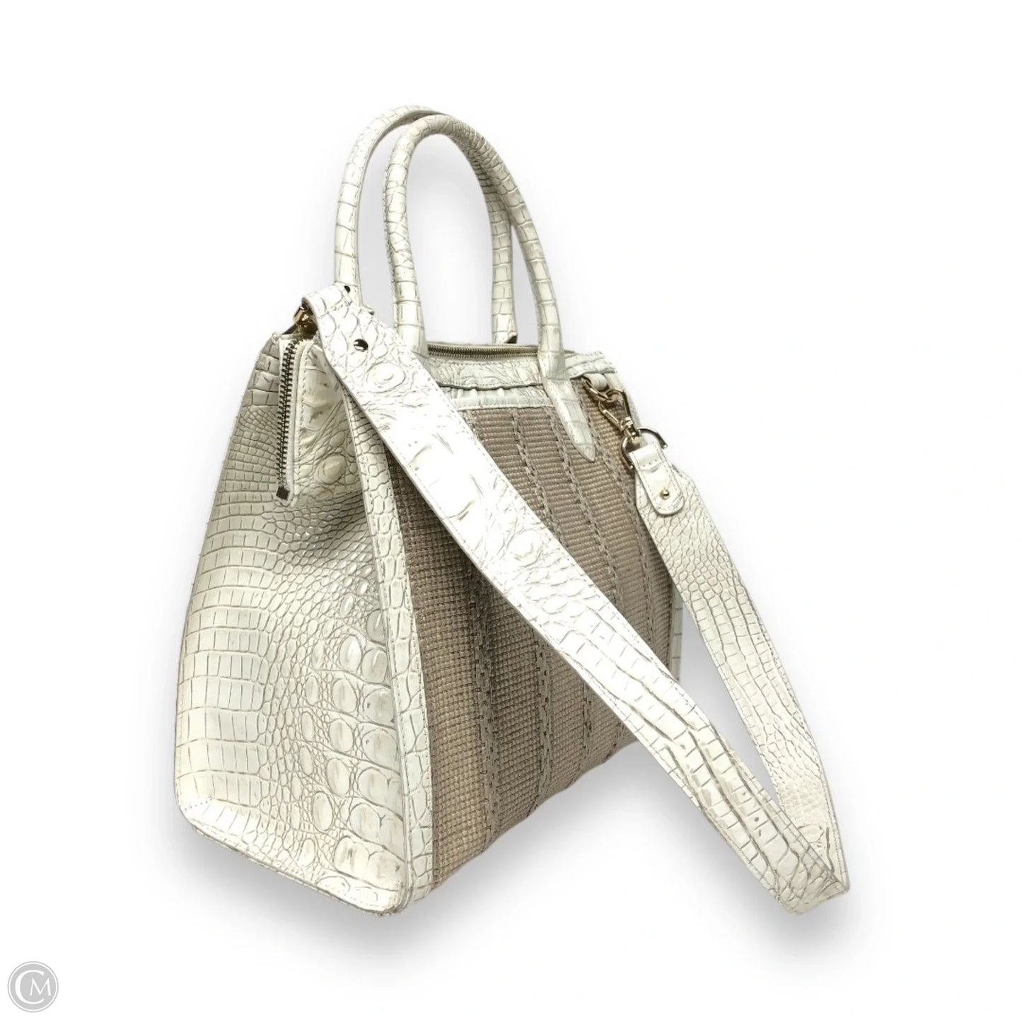 Handbag Designer By Brahmin, Size: Large