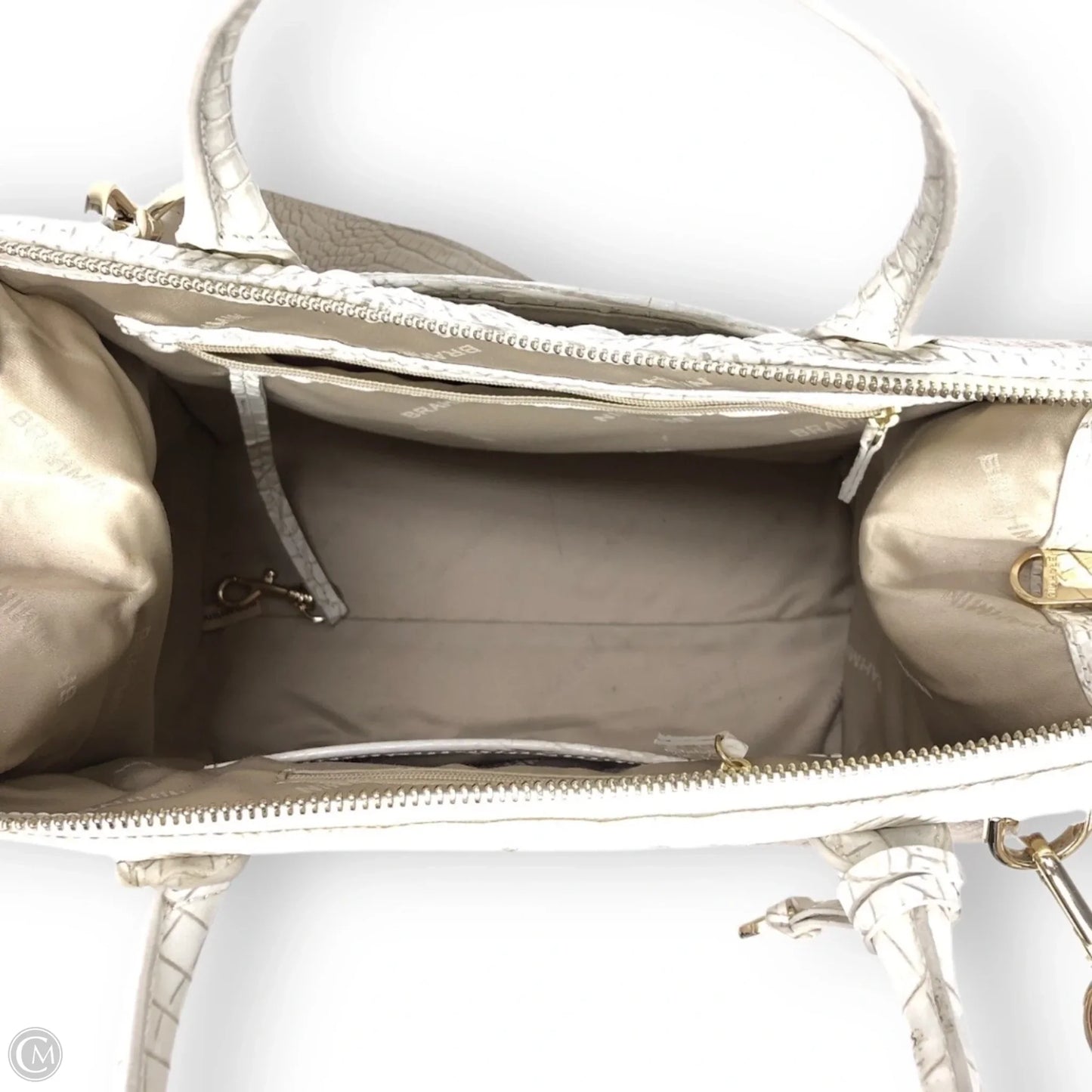 Handbag Designer By Brahmin, Size: Large