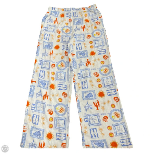 Pants Wide Leg By Sincerely Jules In Blue & Orange, Size: L