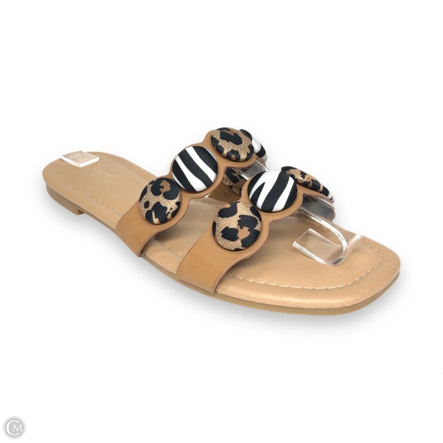 Sandals Flats By Cato In Brown, Size: 7