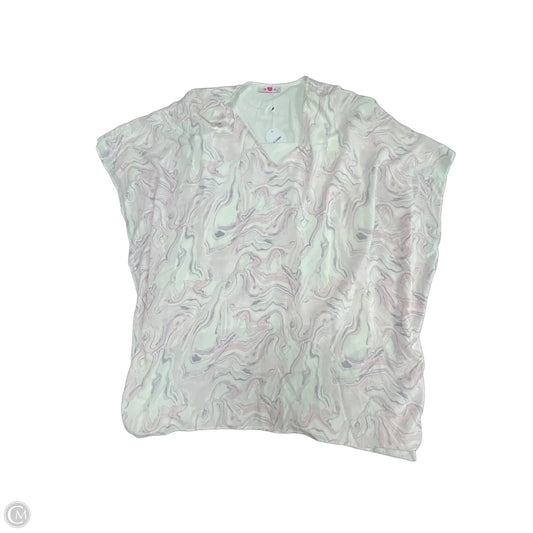 Tunic Short Sleeve By Buddy Love In Pink & White, Size: M