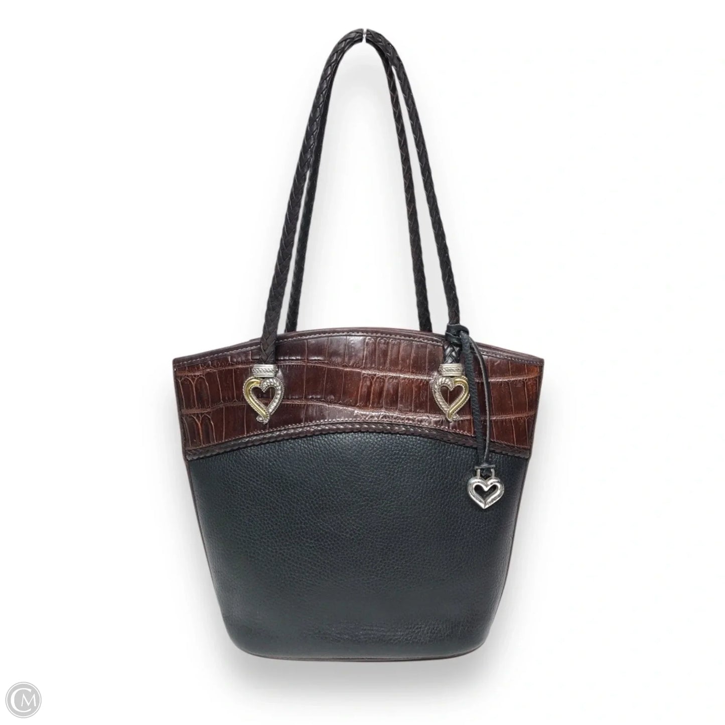 Tote Leather By Brighton, Size: Medium