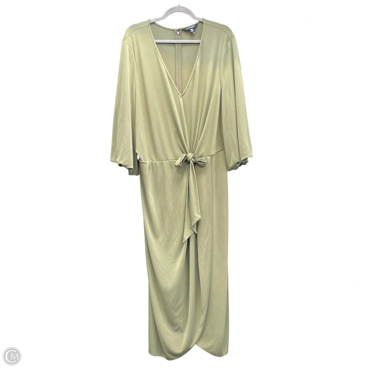 Dress Casual Midi By Lauren By Ralph Lauren In Green, Size: 20