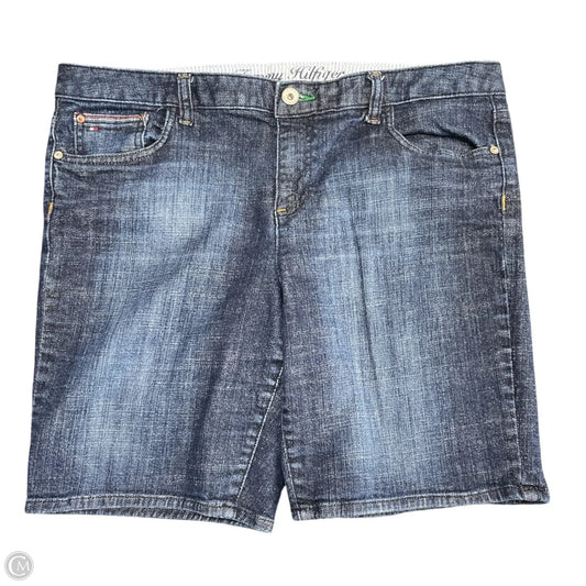 Shorts By Tommy Hilfiger In Blue Denim, Size: 14
