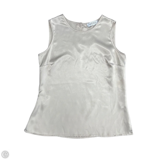 Top Sleeveless By Kasper In Beige, Size: S