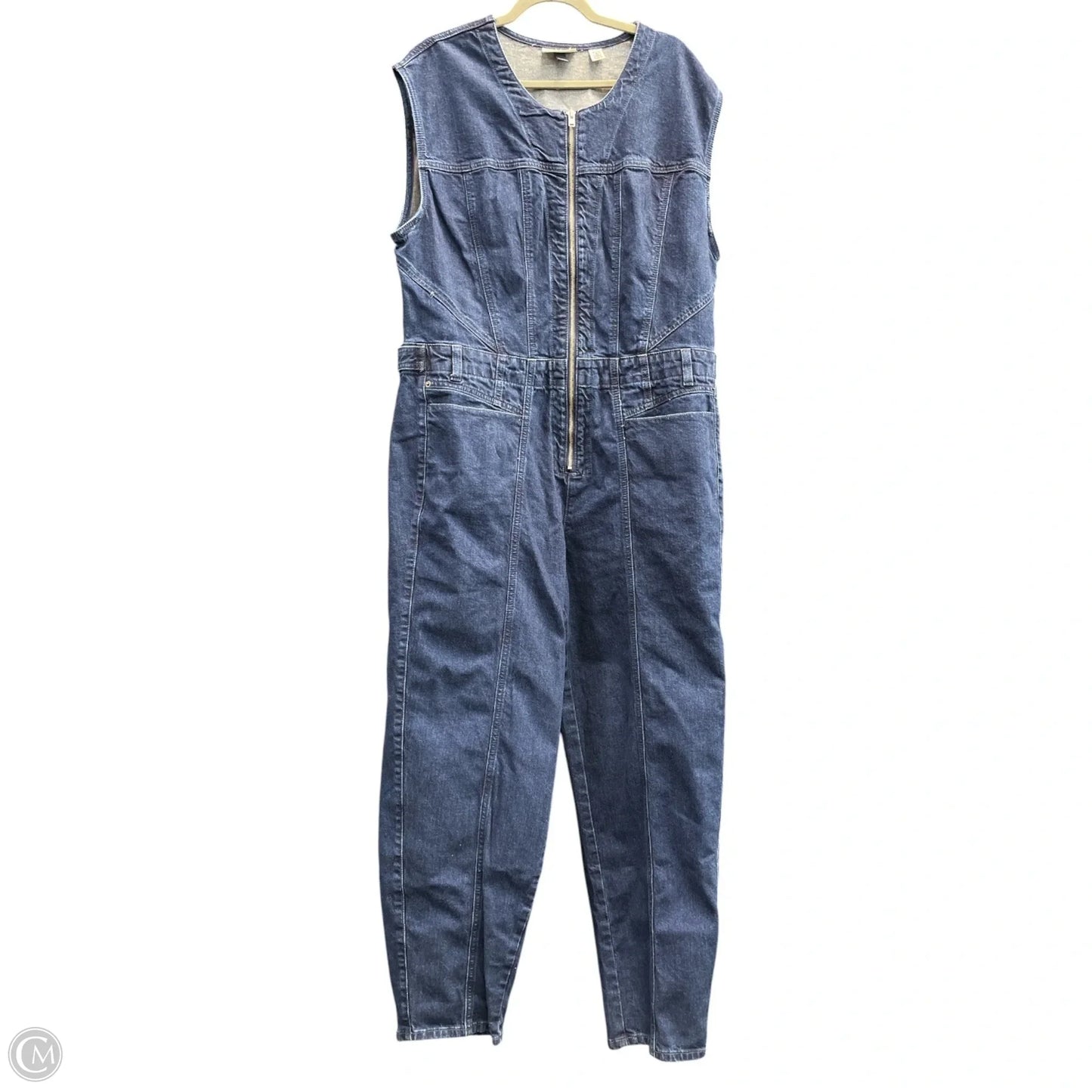 Jumpsuit By Universal Thread In Blue Denim, Size: 16