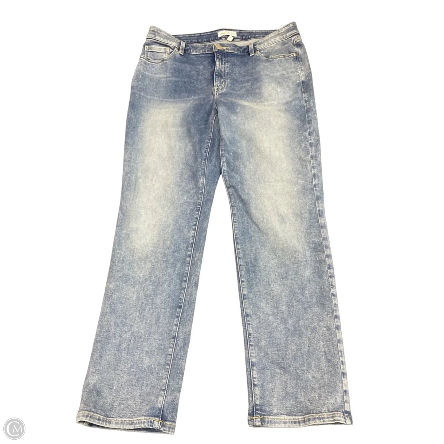 Jeans Straight By Lane Bryant In Blue Denim, Size: 16
