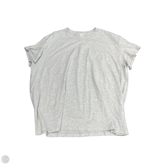 Athletic Top Short Sleeve By Lululemon In Green, Size: 20
