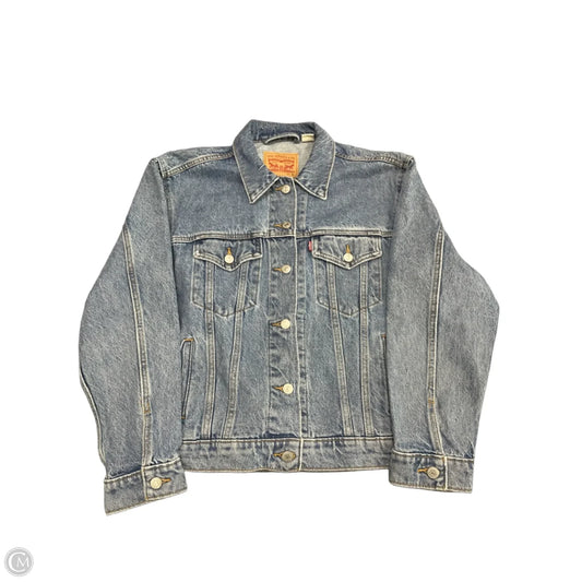 Jacket Denim By Levis In Blue Denim, Size: Xl