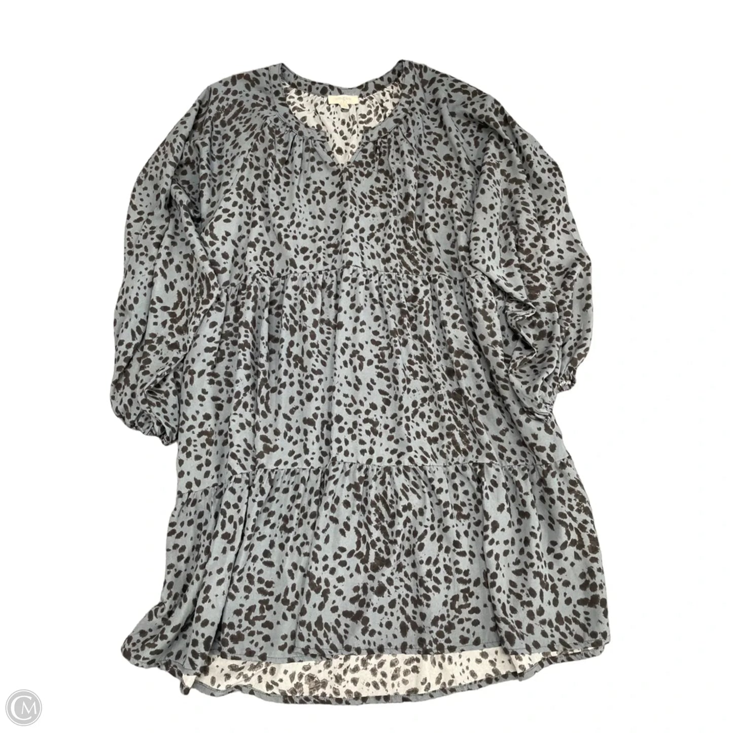 Dress Casual Short By Umgee In Black & Blue, Size: L