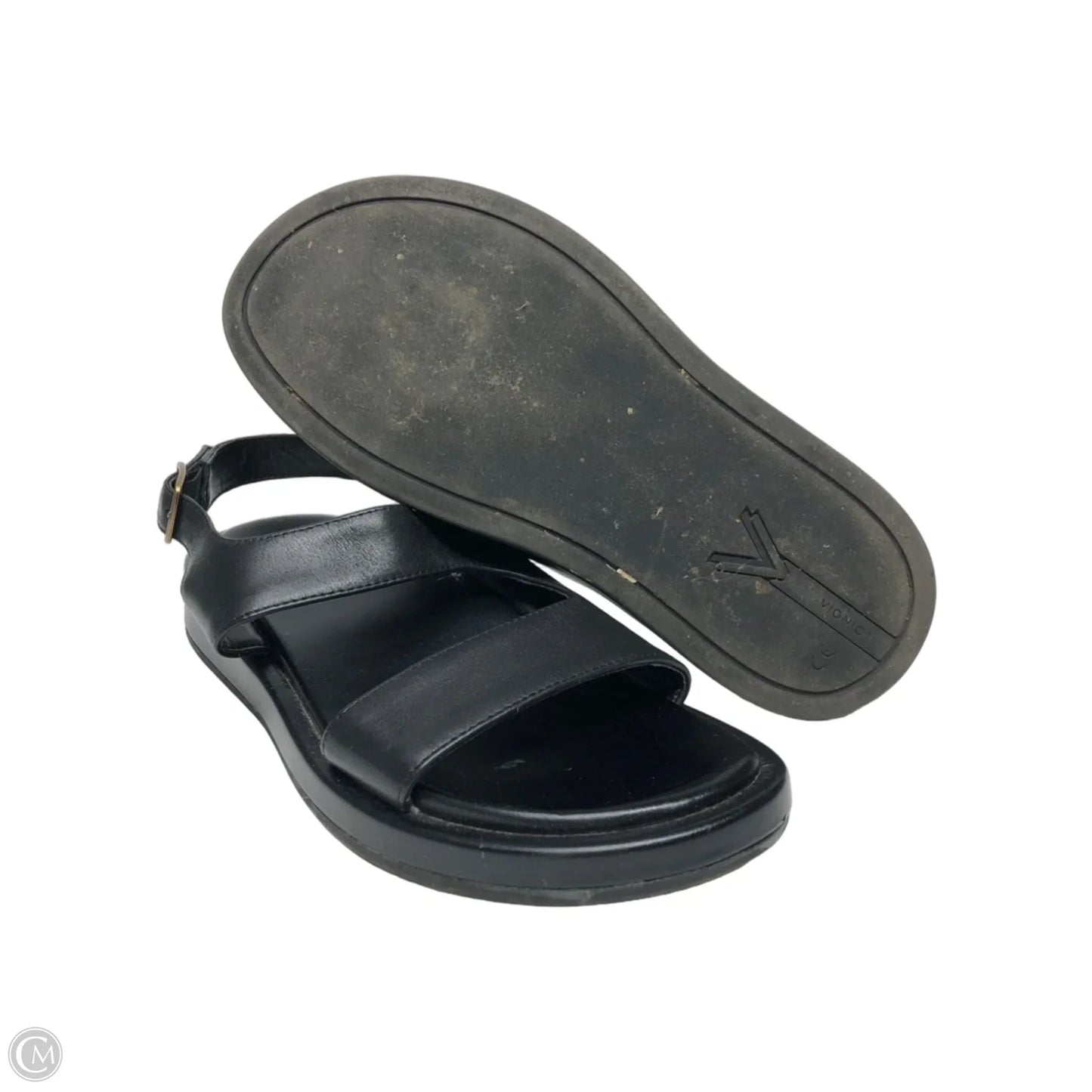 Sandals Flats By Vionic In Black, Size: 7