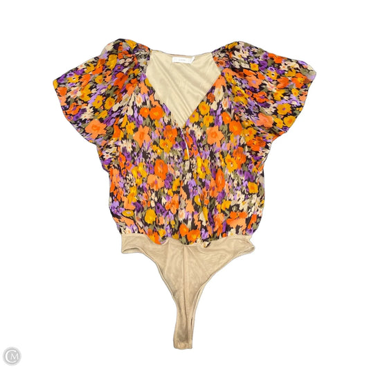 Bodysuit By Lush In Floral Print, Size: S