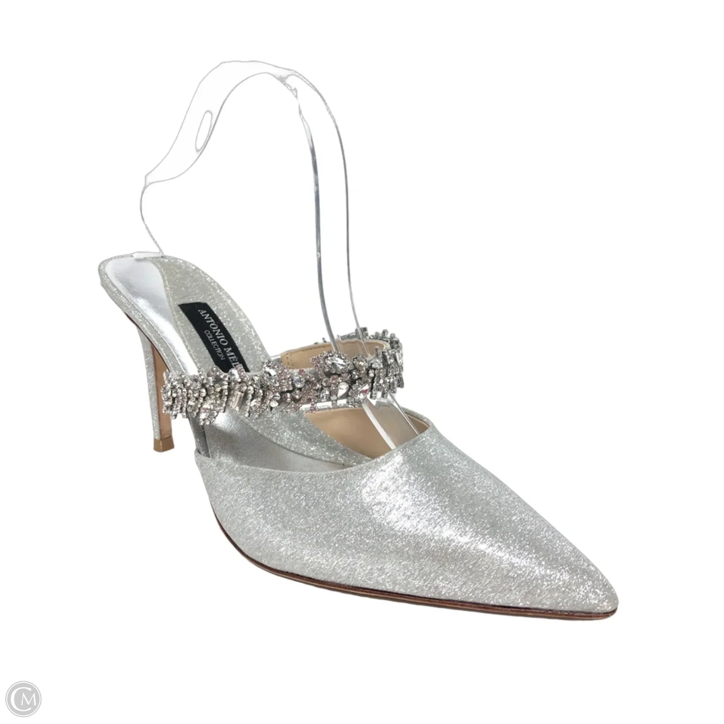 Shoes Heels Block By Antonio Melani In Silver, Size: 9.5