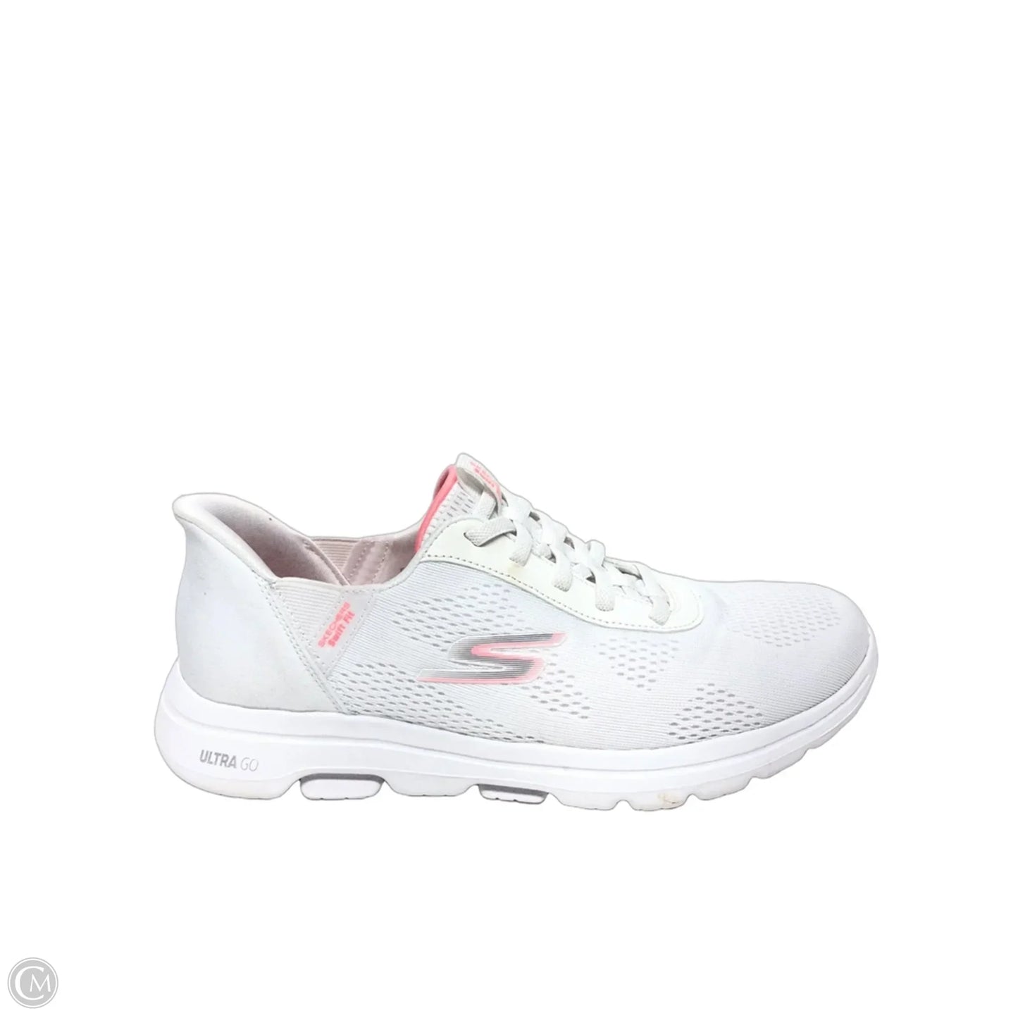Shoes Athletic By Skechers In White, Size: 10