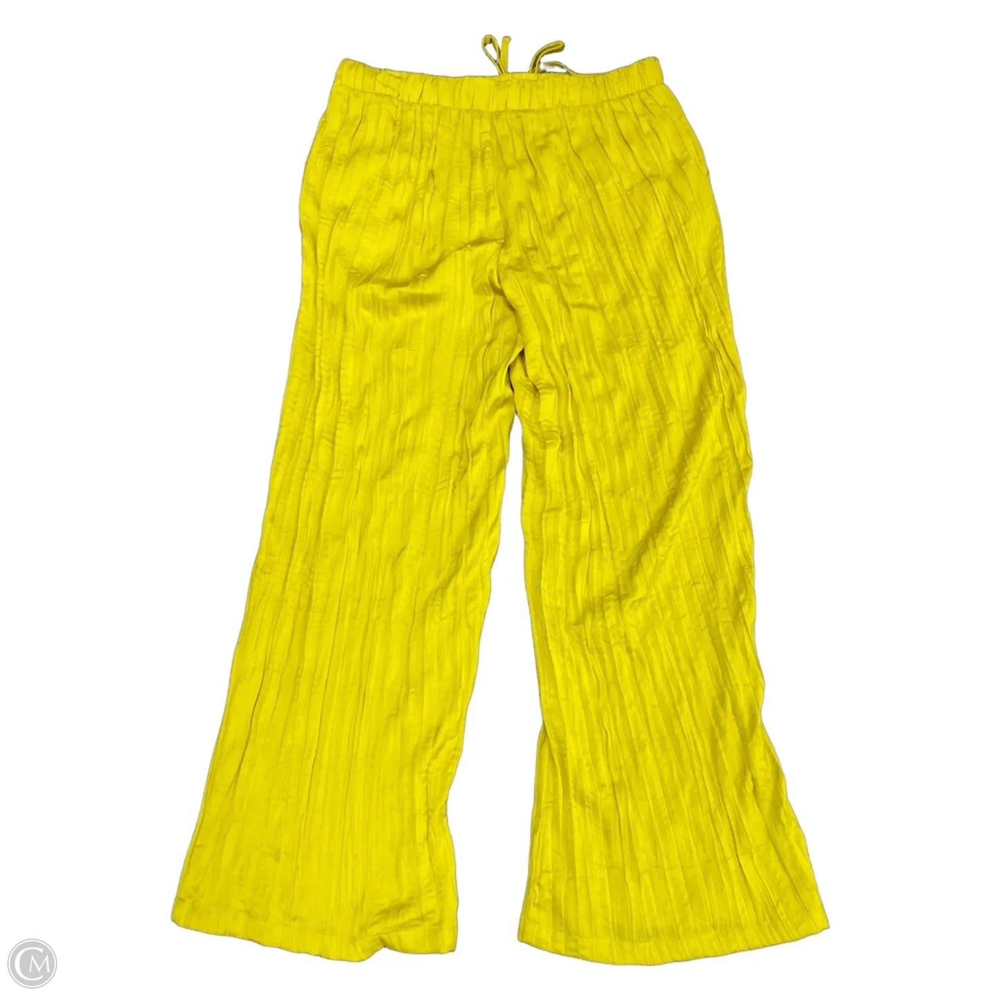 Pants Wide Leg By Calligraphie In Yellow, Size: L