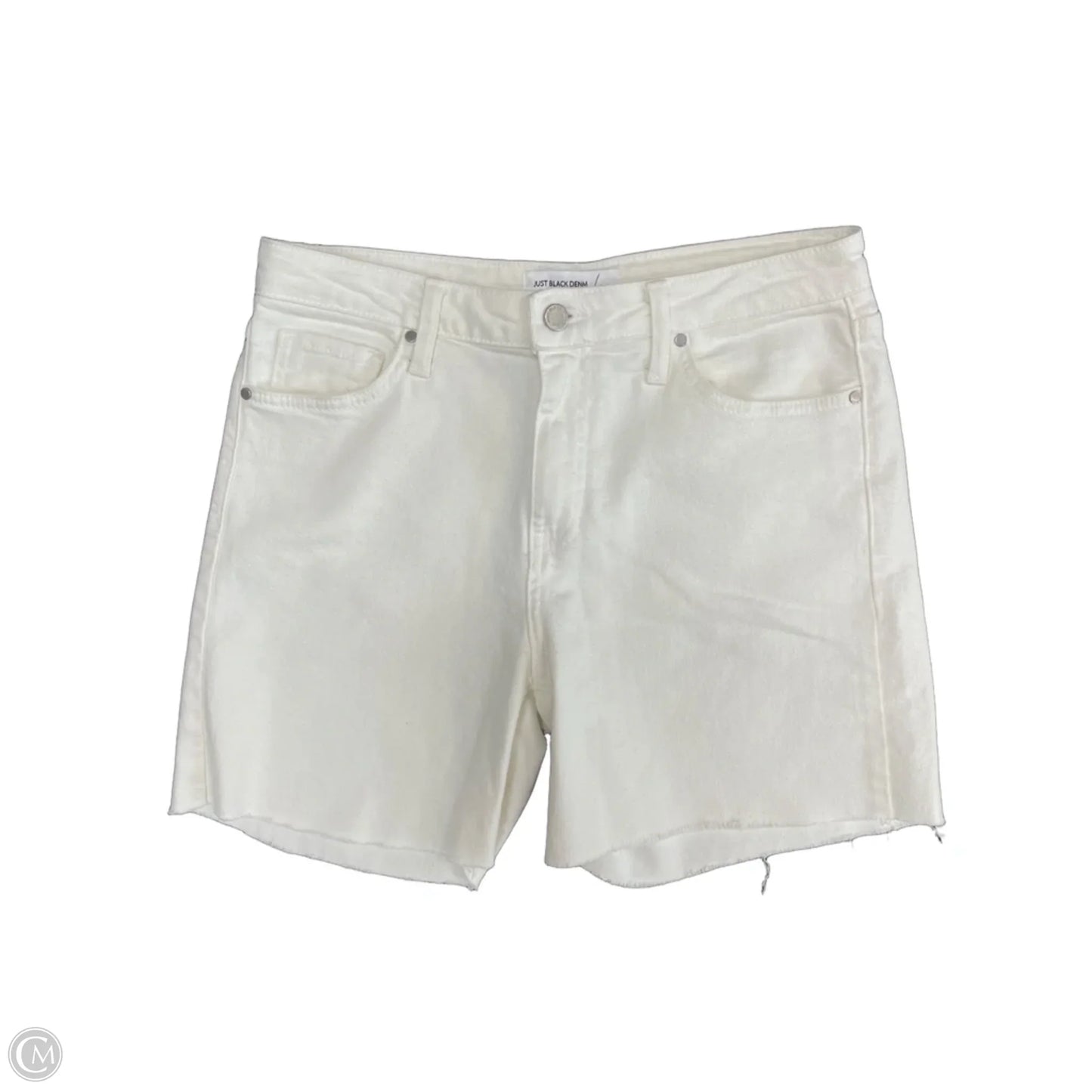 Shorts By Just Black In White Denim, Size: 10