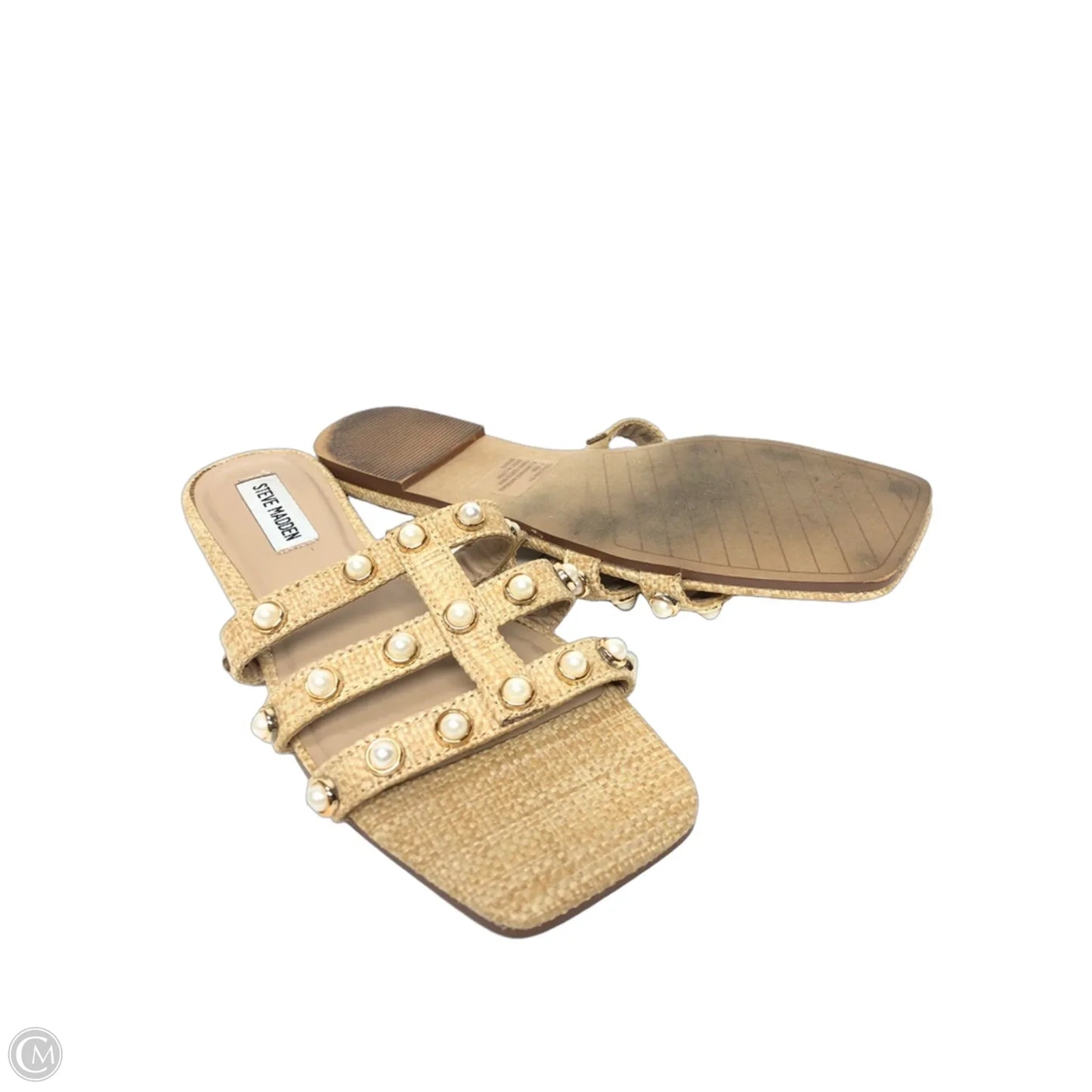 Sandals Flats By Steve Madden In Tan, Size: 7.5