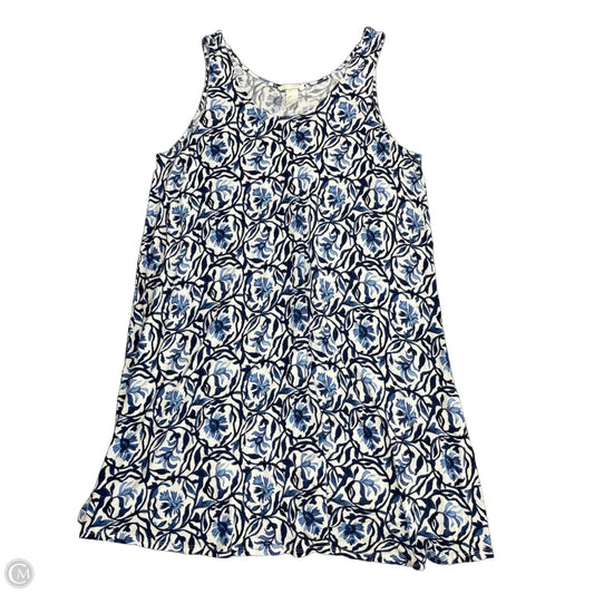 Dress Casual Short By H&m In Blue & White, Size: L