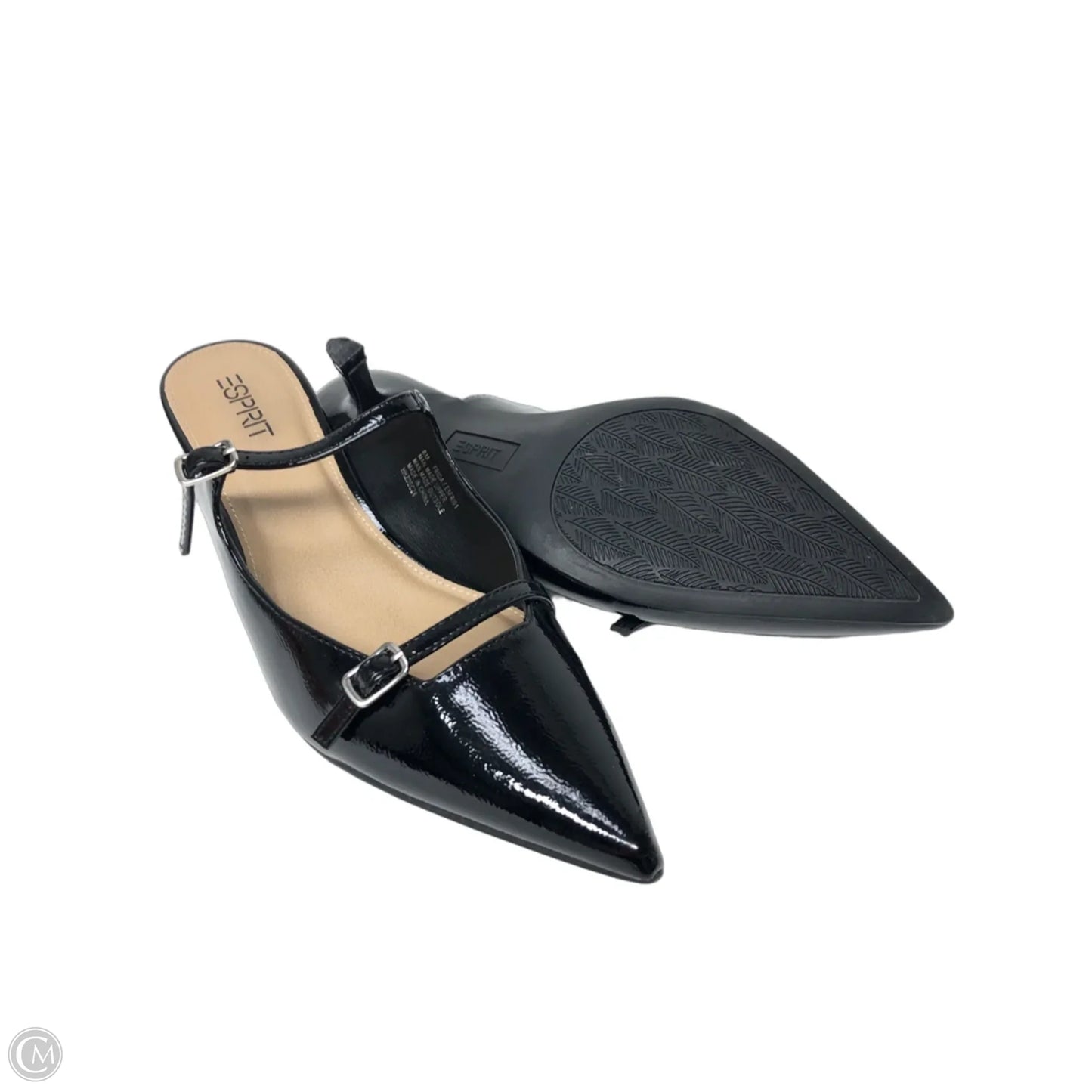 Shoes Heels Kitten By Esprit In Black, Size: 8