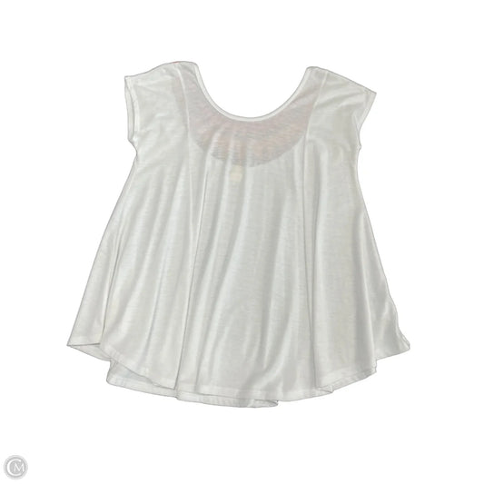 Top Short Sleeve By Clothes Mentor In White, Size: Xs