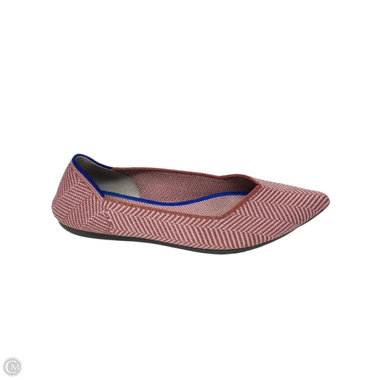 Shoes Flats By Rothys In Orange & Pink, Size: 7.5