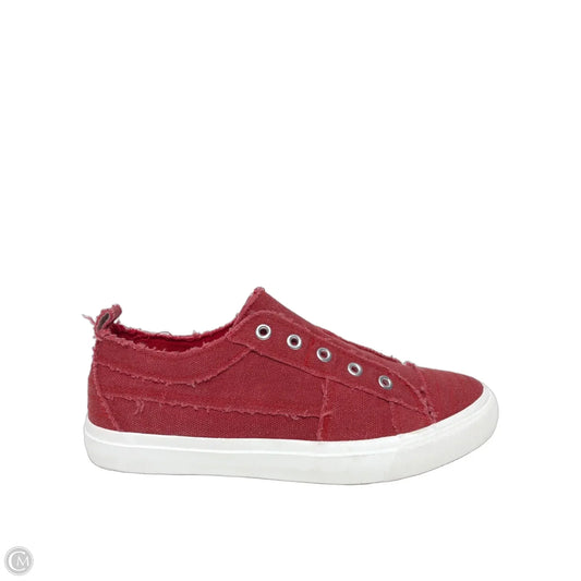 Shoes Sneakers By Corkys In Red, Size: 9