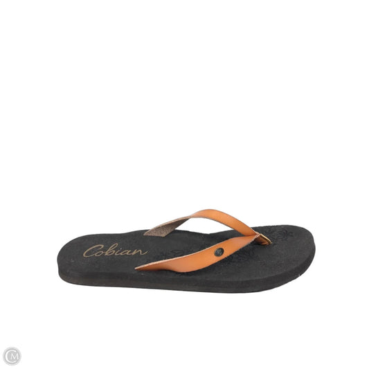 Sandals Flip Flops By Clothes Mentor In Brown, Size: 9