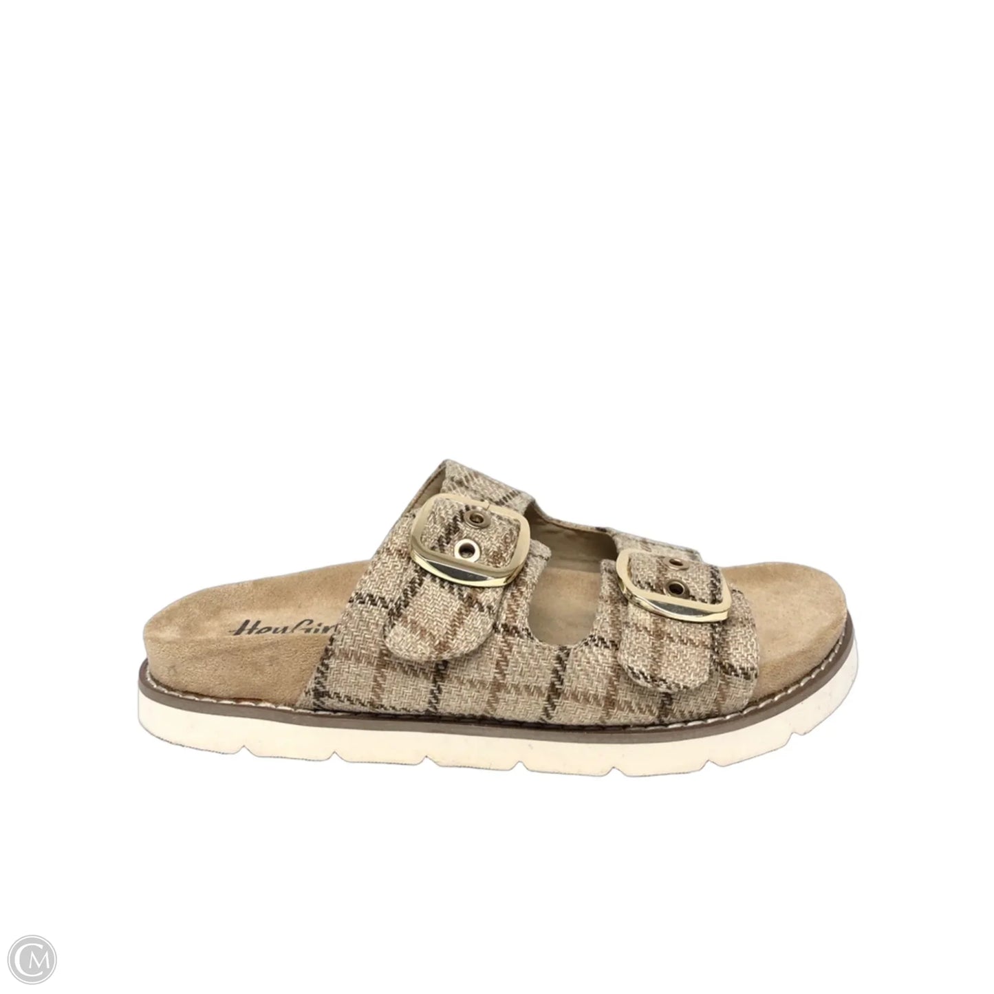 Sandals Flats By Clothes Mentor In Tan, Size: 9