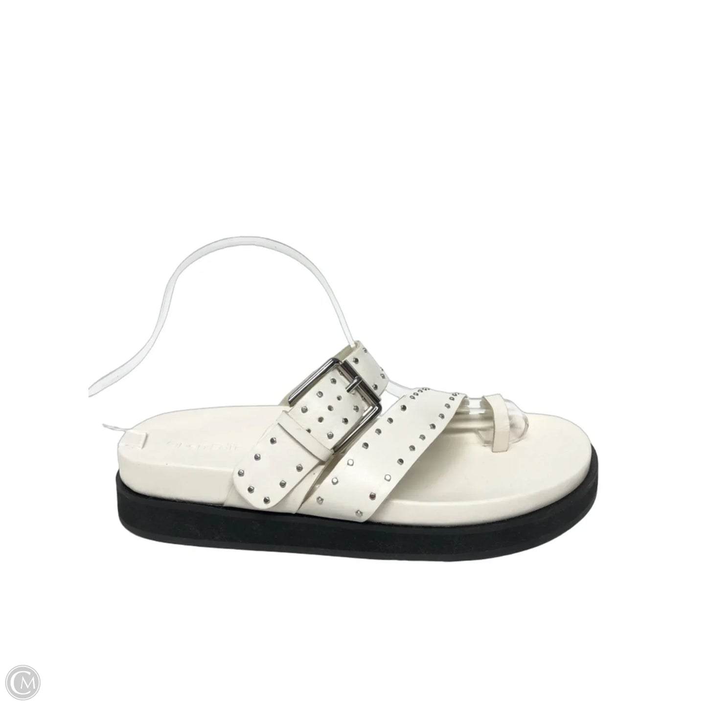 Sandals Heels Wedge By Open Edit In White, Size: 9
