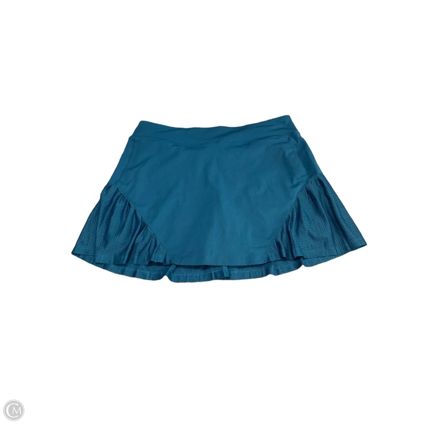 Athletic Skort By Under Armour In Teal, Size: L