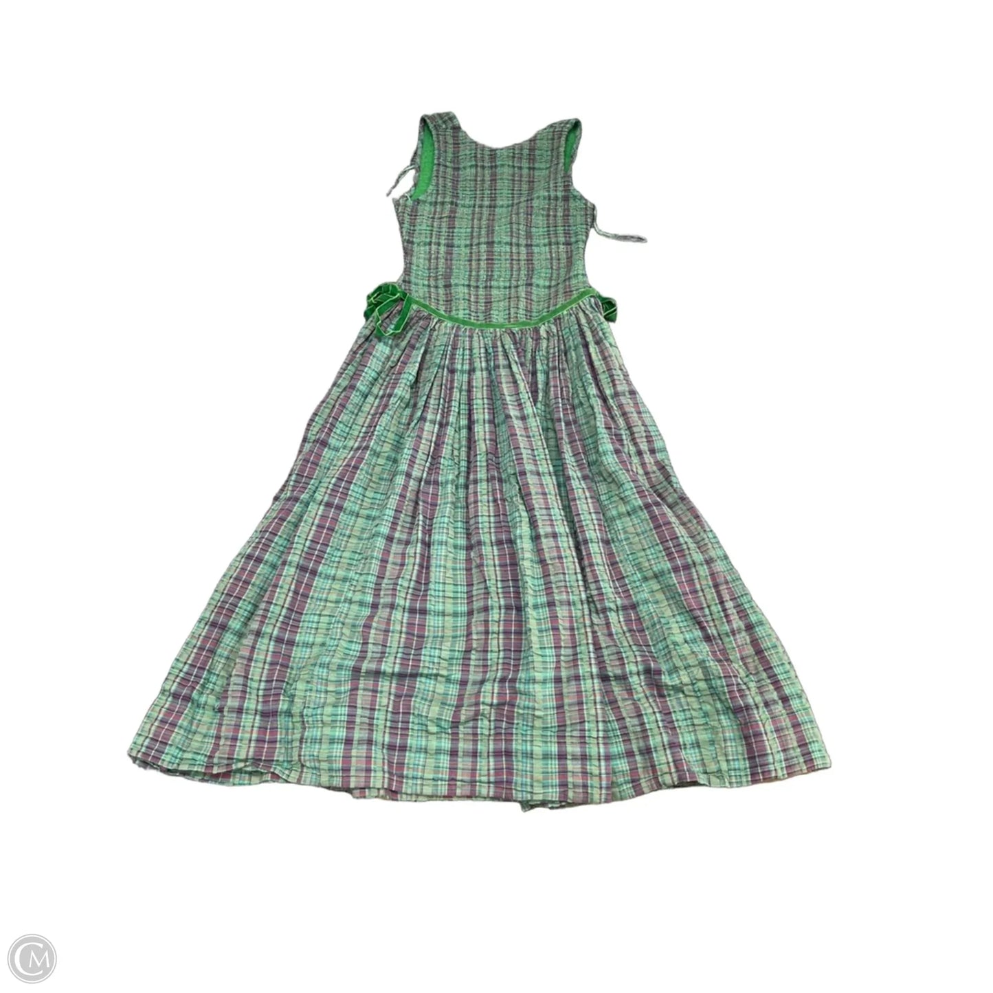 Dress Casual Maxi By Free People In Plaid Pattern, Size: M