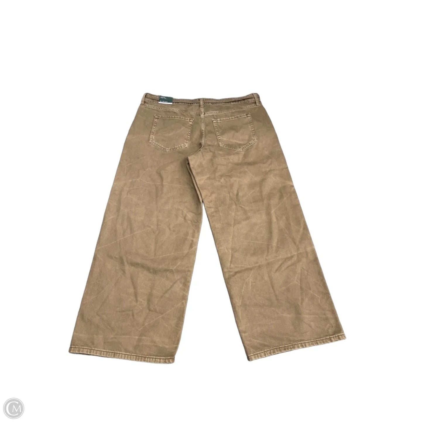 Jeans Wide Leg By Wild Fable In Brown, Size: 16