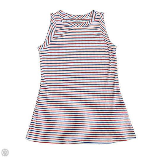 Top Sleeveless By Lane Bryant In Blue & Red, Size: 14