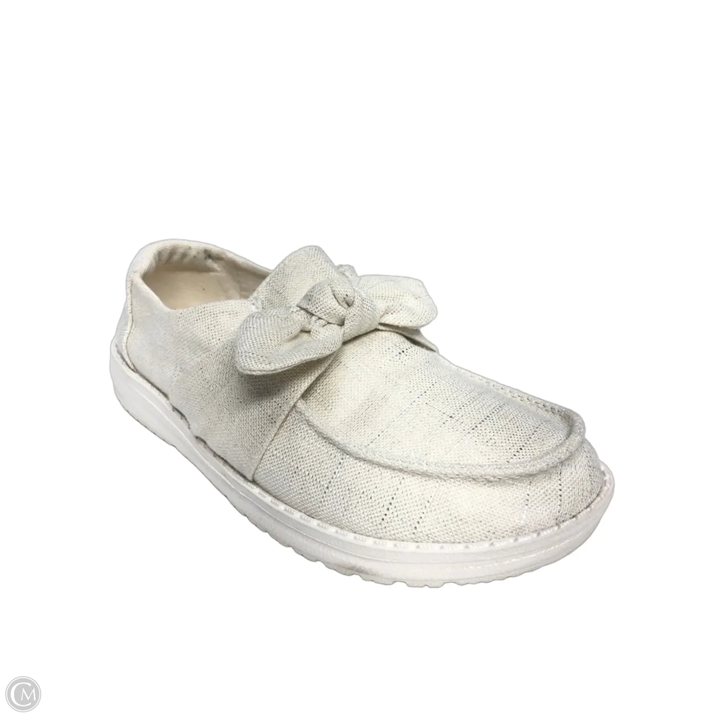 Shoes Flats By Hey Dude In Cream, Size: 7