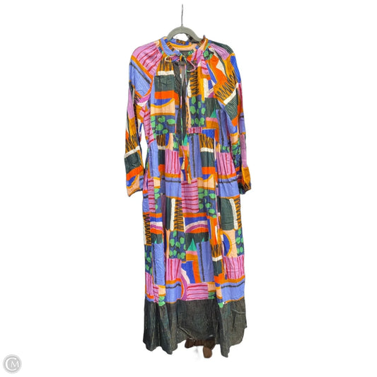 Dress Casual Maxi By Cmc In Multi-colored, Size: Osfm