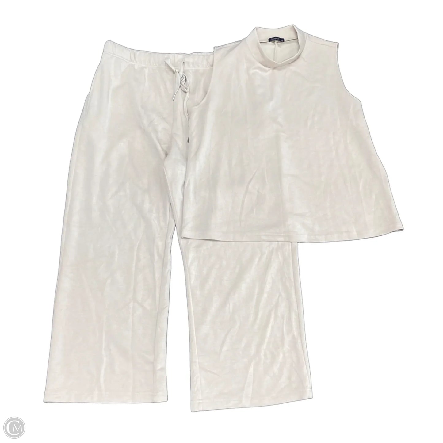 Pants Set 2pc By Cme In Beige, Size: Xl