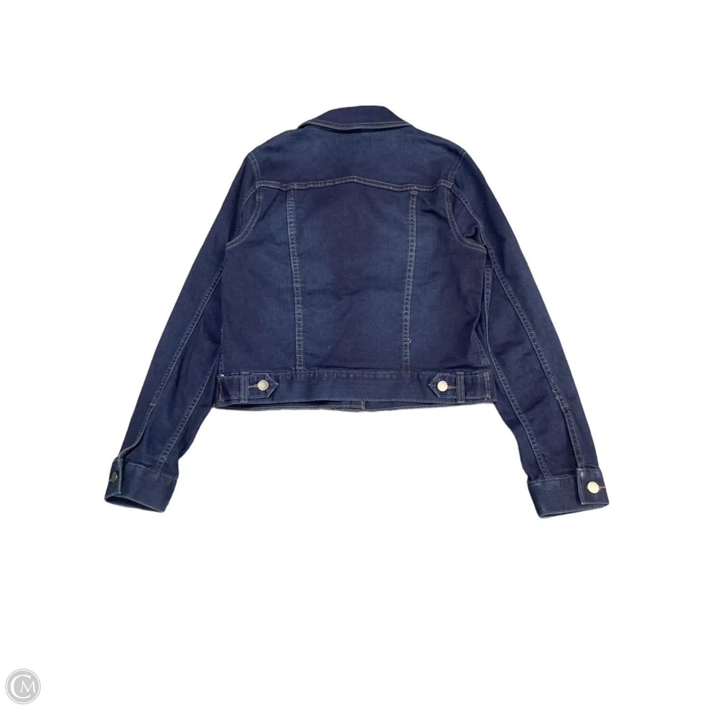 Jacket Denim By Apt 9 In Blue Denim, Size: S