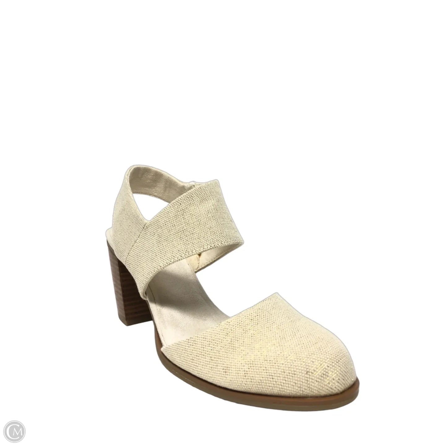 Shoes Heels Block By Toms In Beige, Size: 11