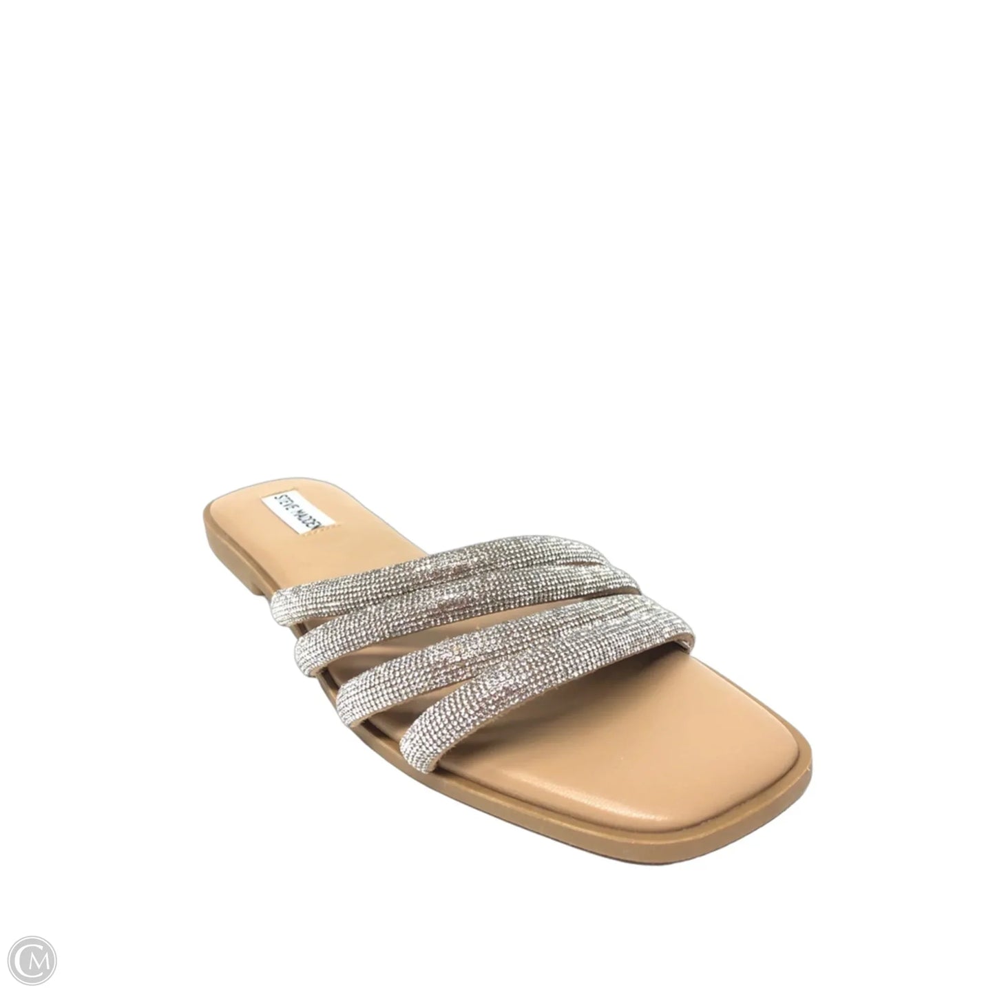 Sandals Flats By Steve Madden In Silver, Size: 11