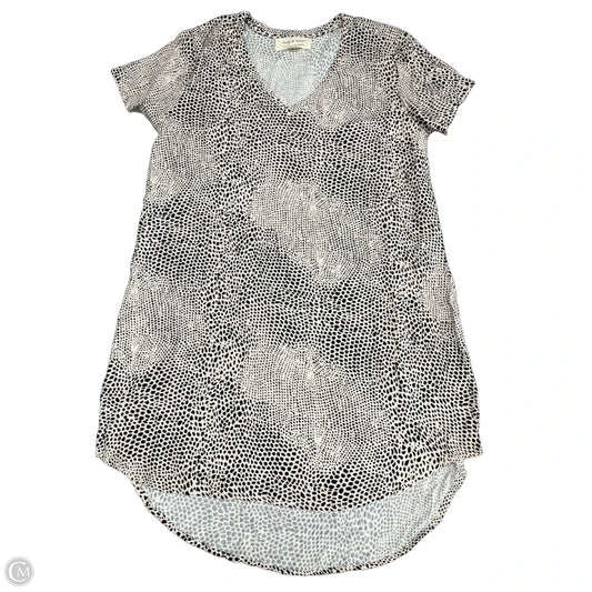 Dress Casual Short By Cloth & Stone In Black & Cream, Size: L