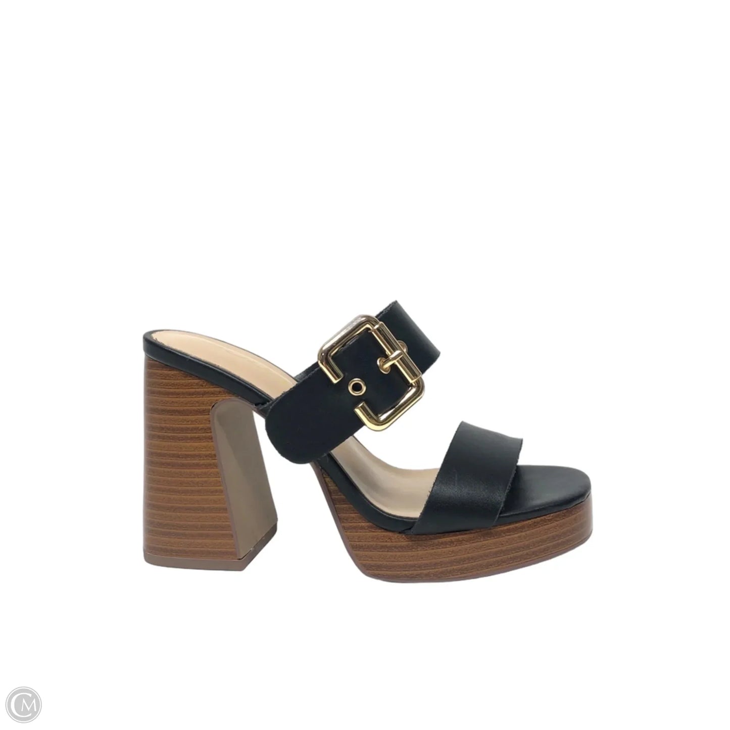 Shoes Heels Block By Soda In Black, Size: 6
