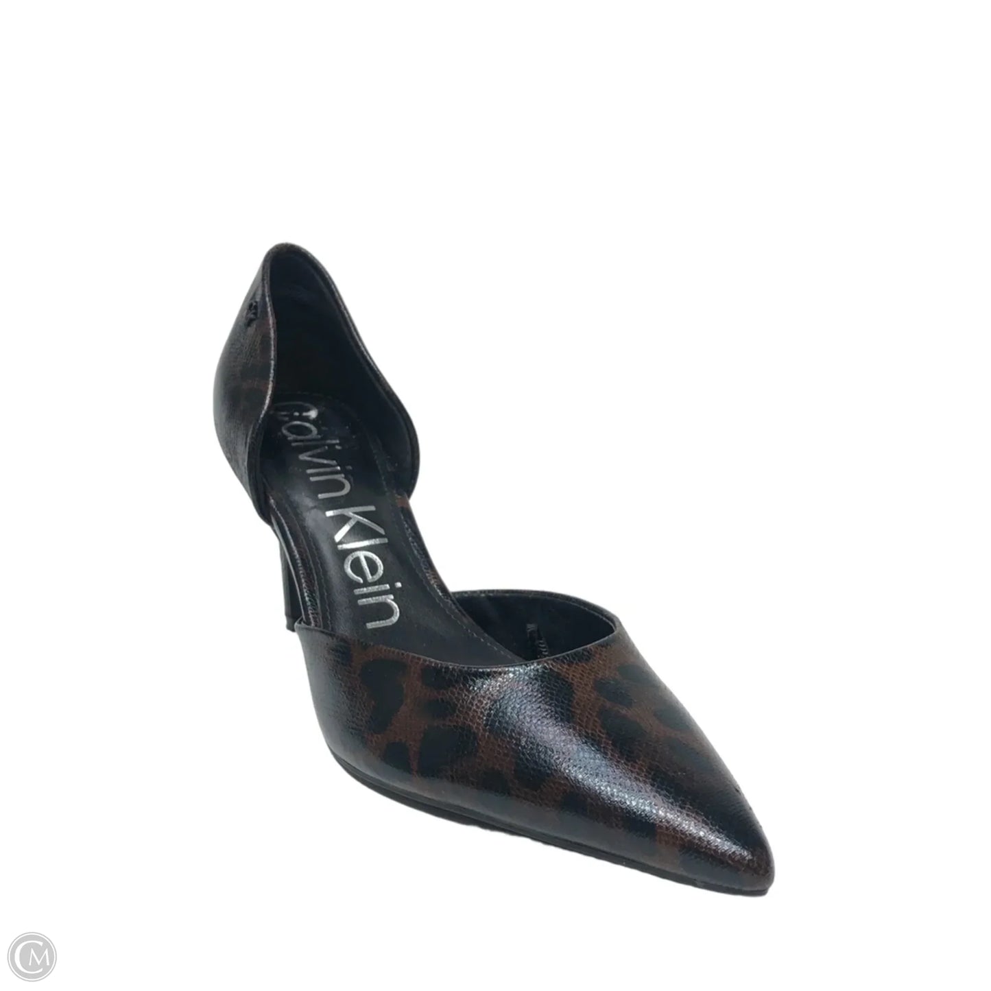Shoes Heels Block By Calvin Klein In Animal Print, Size: 10