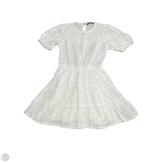 Dress Casual Short By Zara In White, Size: S