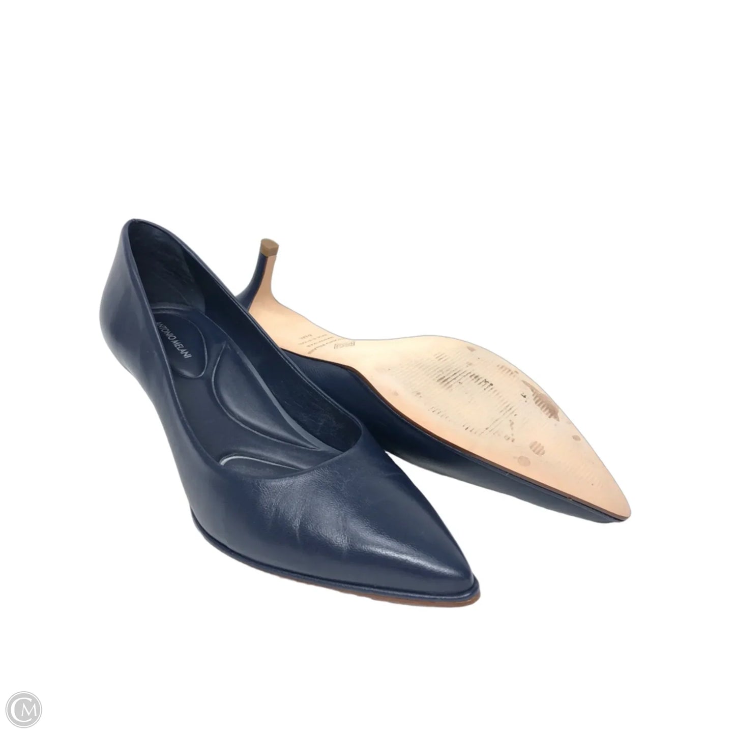 Shoes Heels Kitten By Antonio Melani In Navy, Size: 8.5