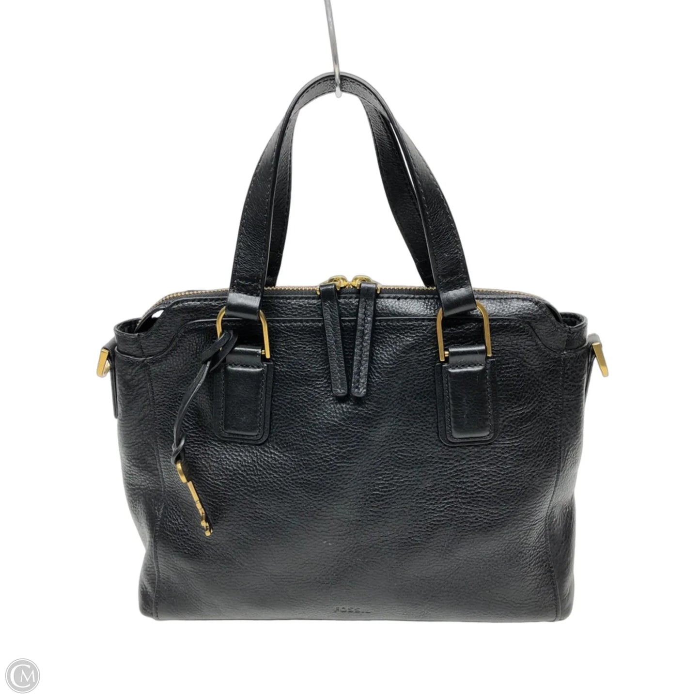 Crossbody Leather By Fossil, Size: Medium