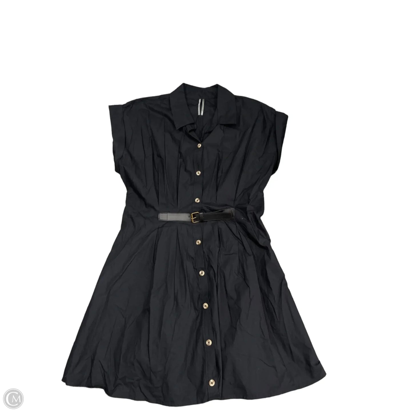 Dress Casual Short By Anthropologie In Black, Size: L